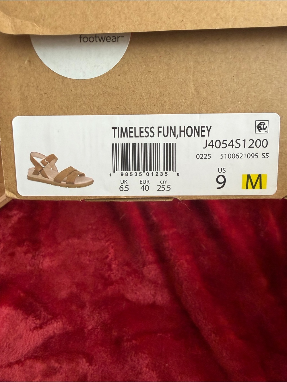 Dr. Scholl's Women's Tan Strappy Comfort Sandal - New In Box! Size 9 - Picture 4 of 5